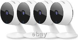 Laview Security Cameras 4Pcs Home Security Camera Indoor 1080P Wi-Fi Cam Wired