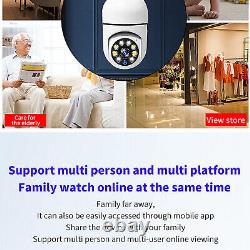Lot Wireless Security Home Cam Panoramic 360° WiFi IP 1080P HD Camera Light Bulb