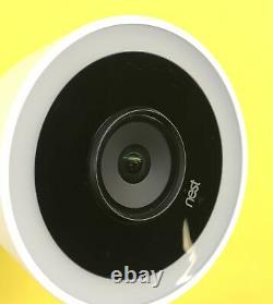 Lot of 2 Nest Cam IQ Outdoor Smart Wi-Fi Security Camera A0055 AS IS- No Power