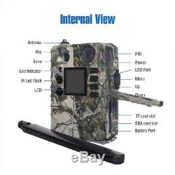 Mobile AT&T 4G Cellular Trail Camera 18MP HD Video Game hunting security Cams US