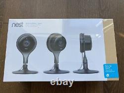 NEST Cam Indoor Smart Security Camera (3 Pack) Model NC1104US Sealed NEW
