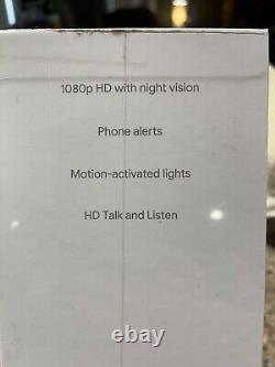 NEW Google 1080p Nest Cam with Floodlight Camera & Night Vision (GA02411-US)SEALED