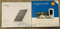NEW RING STICK UP CAM BATTERY HD SECURITY CAMERA 3RD GENERATION WithSOLAR PANEL