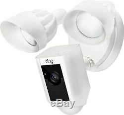 NEW Ring Floodlight Cam Motion Activated Security Camera with 2-Way Talk White