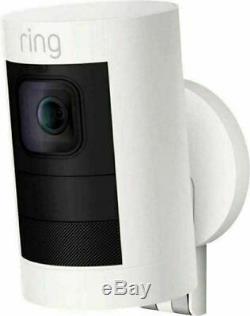 NEW Ring Stick Up Cam Indoor/Outdoor Security Camera (White, Battery) FAST SHIP