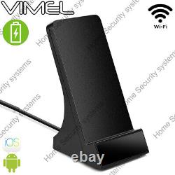 Nanny Camera Mobile Phone Charger WIFI Wireless Docking Station Cam Security