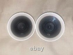 Nest Cam A0055 Google Lot Of 2 Smart White Wifi Outdoor Security Camera Project