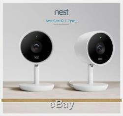 Nest Cam IQ Indoor 2-pack Google Full HD Wi-Fi Home Security Camera White NEW