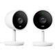 Nest Cam IQ NC3200US 1080p Indoor Security Camera 2 Pcs White