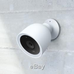 Nest Cam IQ Outdoor Security Camera Pro 4K Sensor 12X Streaming HD Two Way Talk