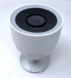 Nest Cam IQ Outdoor Smart WiFi Security Camera A0055 + 24' Cable & Power Adapter