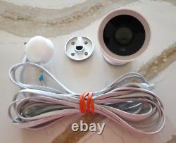 Nest Cam IQ Outdoor WiFi Security Camera, White, 25' Power Cable, Mounting Plate