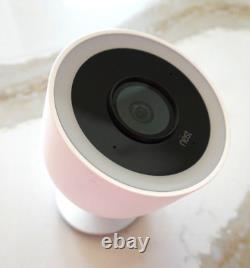 Nest Cam IQ Outdoor WiFi Security Camera, White, 25' Power Cable, Mounting Plate