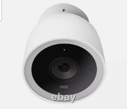 Nest Cam IQ Outdoor Wireless Camera White (NC4101US) x2