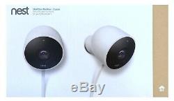 Nest Cam NC2400ES 1080p Outdoor Security Camera 2-Pack White Open Box