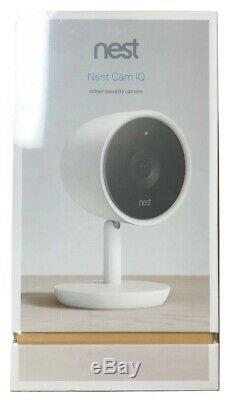 Nest NC3100US Nest Cam IQ White WiFi 1080p HD Indoor Security Camera White