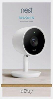 Nest Nest Cam IQ Indoor Full HD Wi-Fi Home Security Camera White NC3100US
