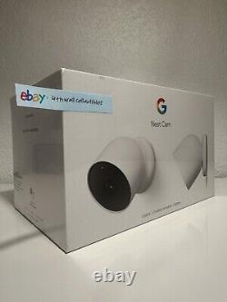 New Google Nest Cam 2-Pack Battery Wireless Indoor Outdoor Smart Security Camera