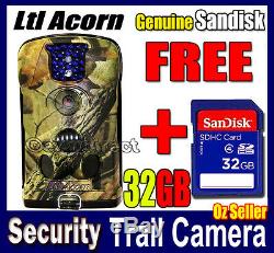 New Ltl Acorn 12MP Trail Hunting HD video Records Sound Night Cam+Free 32GB Card