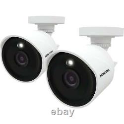 Night Owl Indoor/Outdoor 4K Ultra HD Wired Spotlight Cameras (2-pack) White