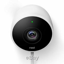 OPEN BOX Google Nest Outdoor Security Camera Cam-White-NC2100ES-SAME DAY SHIP