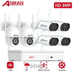 Outdoor Audio Security Camera System Wireless WIFI IP Audio CCTV 1TB 8CH 3MP NVR