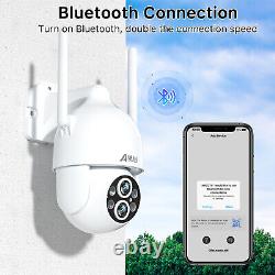 Outdoor Wireless Security Camera System Home 3MP 8CH WiFi PTZ Audio Cam IR Night