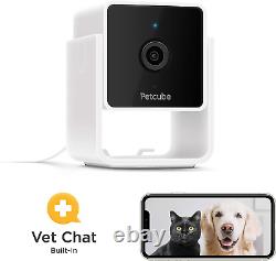 Pack of 2 Cam Indoor Wi-Fi Pet and Security Camera with Phone App, Pet Monitor w