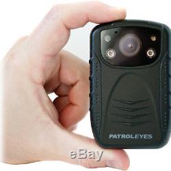 PatrolEyes HD 1080P Pro Night Vision Body Camera Security HDMI LCD Shoulder Cam