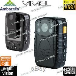 Police Camera Security Guard Body Recorder Vimel Full HD 1080P Night Vision Cam