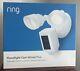 RING Floodlight Cam Plus Outdoor Wired 1080p HD Camera White- New in Box- Unused