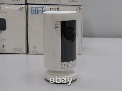 Ring & Blink Indoor Plug-In Security Camera Bundle White