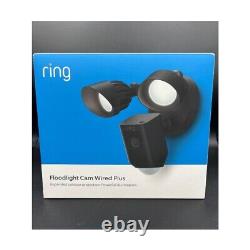 Ring Floodlight Cam 1080P FHD HDR Wired Outdoor Camera Black