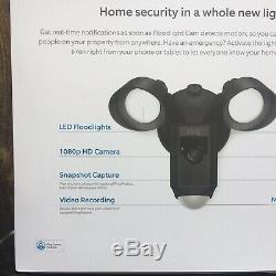 Ring Floodlight Cam Outdoor Security Camera Black BRAND NEW Factory Sealed