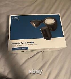 Ring Floodlight Cam Pro Outdoor Wired Wi-Fi 1080p Network Camera Black