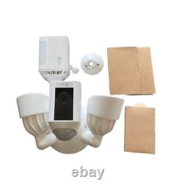 Ring Floodlight Cam Wired Plus And Ring Spotlight (Battery) Surveillance Camera