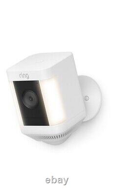 Ring Floodlight Cam Wired Plus And Ring Spotlight (Battery) Surveillance Camera