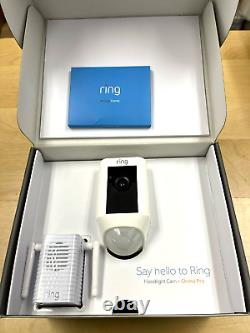 Ring Floodlight Cam Wired Plus with Chime Pro 2.0 (2nd gen) NEW IN BOX $249 MSRP