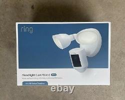 Ring Floodlight Cam Wired Pro Camera 3D Motion-Activated HD Security White