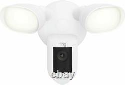 Ring Floodlight Cam Wired Pro Camera 3D Motion-Activated HD Security White