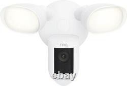 Ring Floodlight Cam Wired Pro Camera 3D Motion-Activated HD Security White 2021