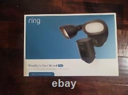 Ring Floodlight Cam Wired Pro Outdoor 1080p Security Camera White, New in box