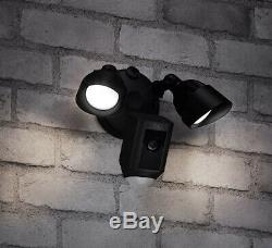 Ring Floodlight Camera Motion-Activated HD Security Cam 2Way Talk, Alarm Blk NEW