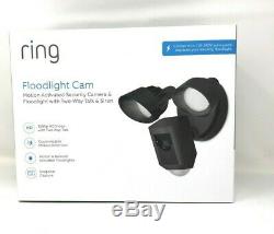 Ring Floodlight Camera Motion-Activated HD Security Cam 2-Way Talk, Siren Alarm