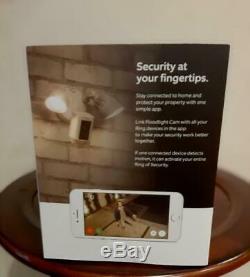 Ring Floodlight Camera Motion-Activated HD Security Cam Two-Way Talk &Siren