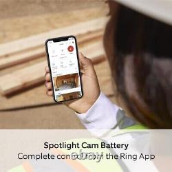 Ring Jobsite Security Spotlight Cam Battery
