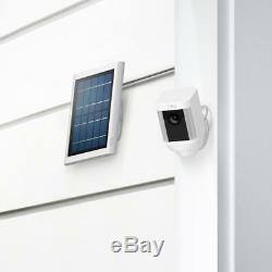 Ring Security Camera Surveillance Cam Wireless Solar Power Alarm Spotlight WiFi