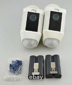 Ring Spotlight Cam 2 Pack HD Security Cameras 8SB1S7-WEN0 White Fair Shape