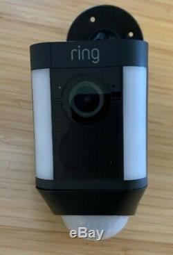 Ring Spotlight Cam Battery Camera Works Perfectly 2 Batteries Included