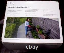 Ring Spotlight Cam Battery HD Security Camera 2-Pack White New